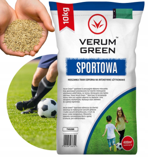 Tráva na zatienené plochy, športová tráva Verum Green 400 m² 10 kg